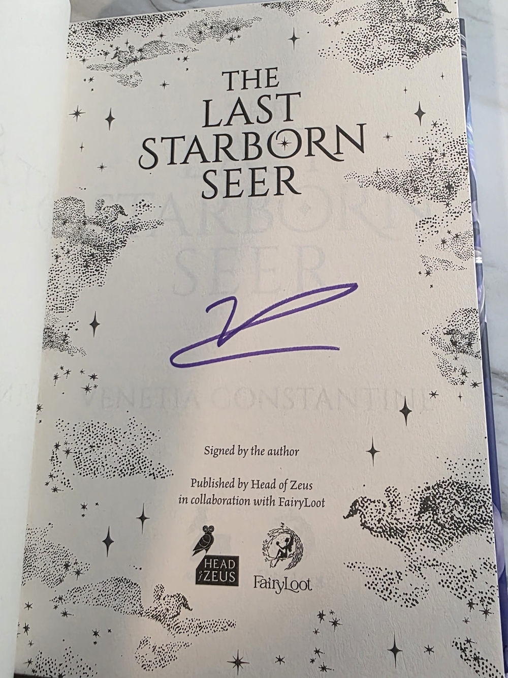 FairyLoot Exclusive Edition – The Last Starborn Seer by Venetia Constantine - Picture 10 of 10